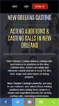 Mobile Screenshot of neworleanscasting.com